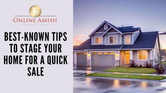 Home Stage tips for quick sale