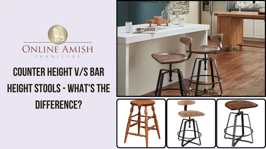 Counter Height v/s Bar Height Stools - What's the Difference?