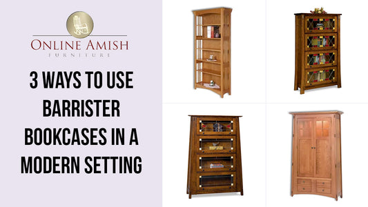 Buy Amish made Barrister Bookcase