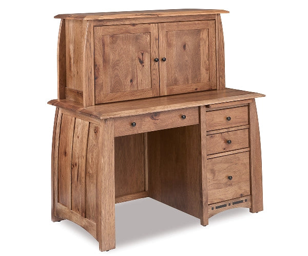 Boulder Creek Writers Desk Base with Optional Hutch