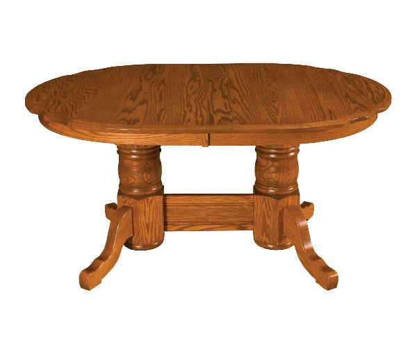 Traditional Double Pedestal Table