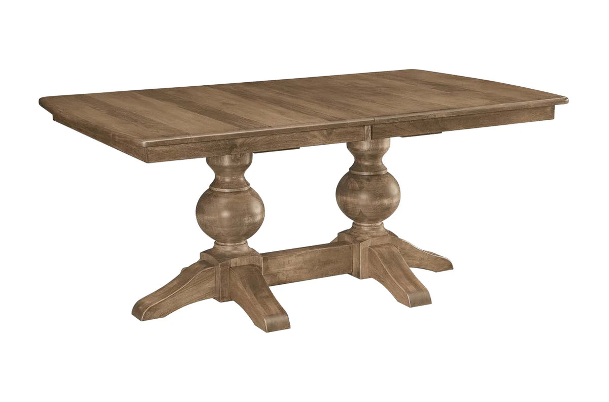 Bradley double pedestal dining table