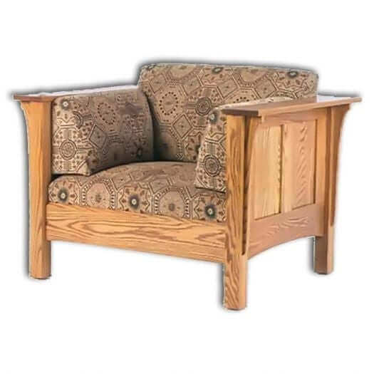 Amish USA Made Handcrafted 1675 Shaker Hi-back Panel Chair sold by Online Amish Furniture LLC