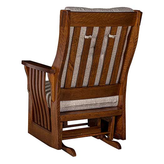 Amish USA Made Handcrafted Sebana Slat Glider sold by Online Amish Furniture LLC