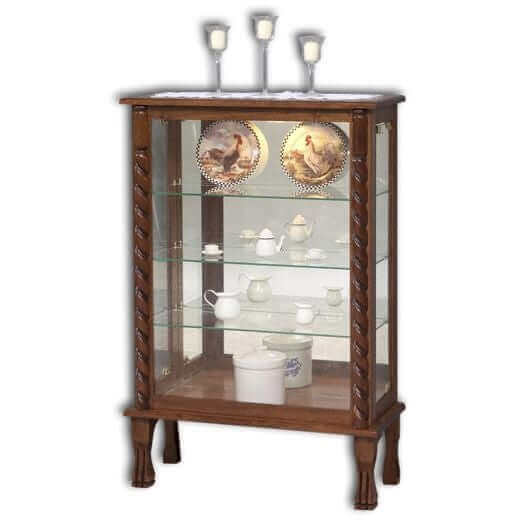 Amish USA Made Handcrafted Beanie Bin Curio sold by Online Amish Furniture LLC