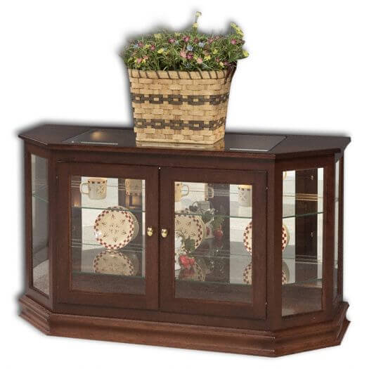 Amish USA Made Handcrafted Angled Large Console sold by Online Amish Furniture LLC