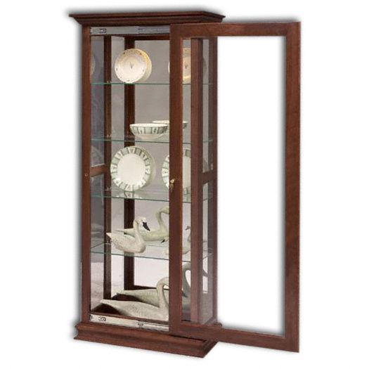 Amish USA Made Handcrafted Sliding Door Picture Frame Curio sold by Online Amish Furniture LLC