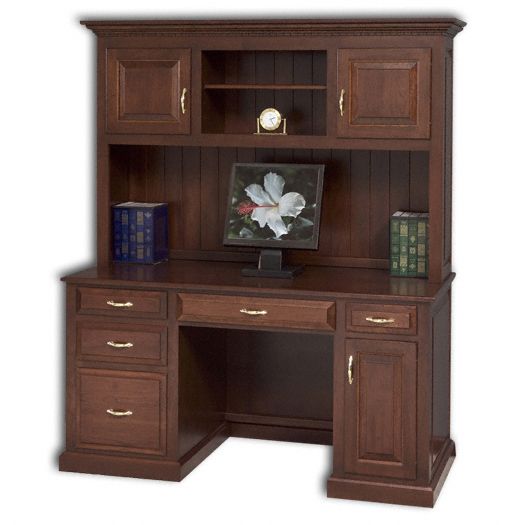 Amish USA Made Handcrafted Traditional Computer Desk sold by Online Amish Furniture LLC