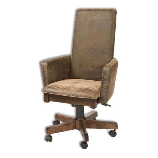 Amish USA Made Handcrafted Bradbury Office Chair sold by Online Amish Furniture LLC