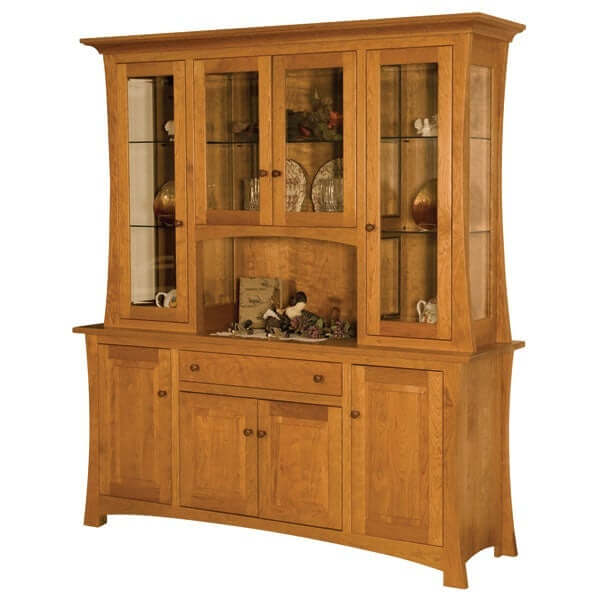 Amish USA Made Handcrafted Arlington Hutch sold by Online Amish Furniture LLC