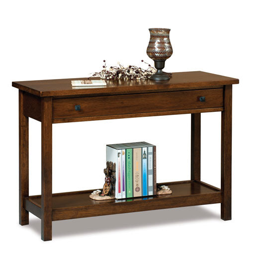 Centennial Chair Side Table with compact open shelf