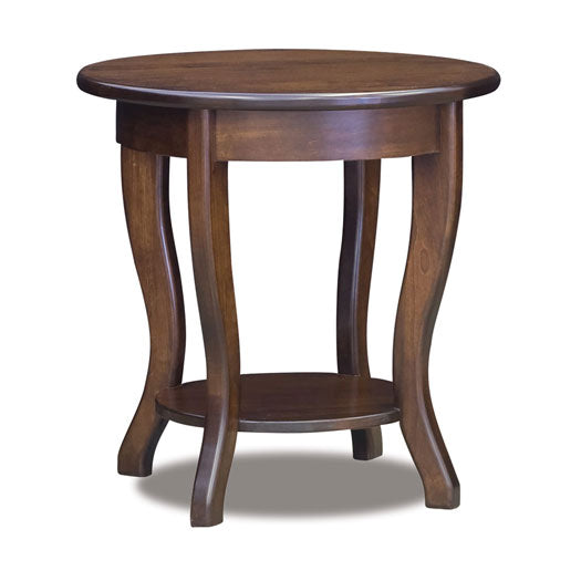 Crestline End Table with subtle shadow and sleek design