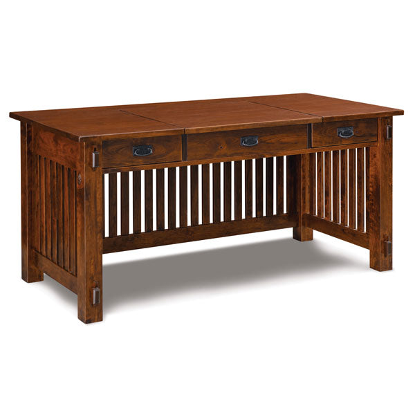 Rustic Craftsman Desk for Home & Office – Elegant & Sturdy