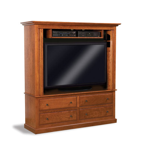 Forks Contemporary Mission 2-Piece Cabinet w/Bi-Fold Pocket Doors