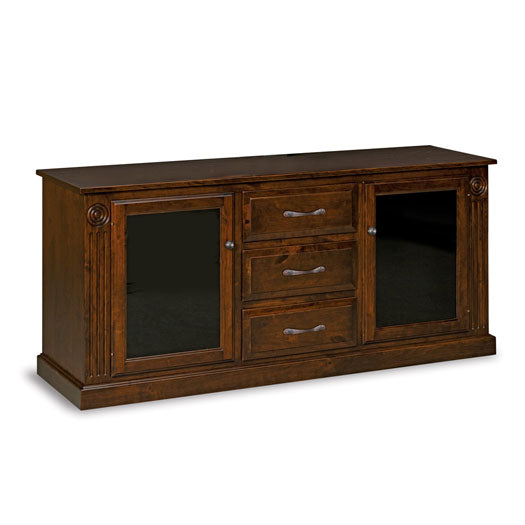 Victorian 2-Door, 3-Drawer Media Stand