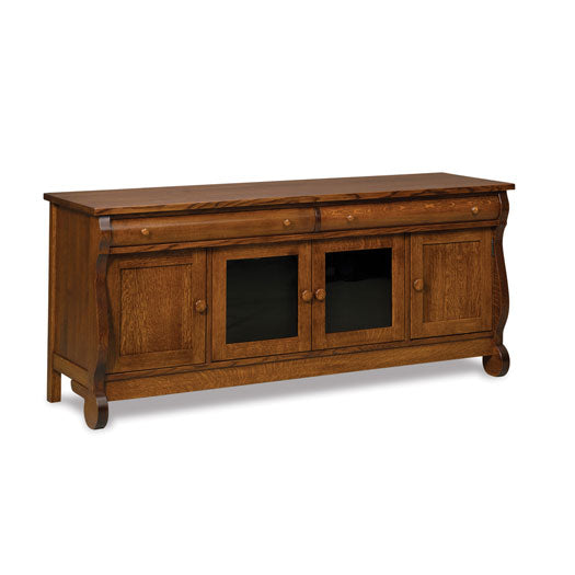 Old Classic Sleigh 4-Door, 2-Drawer Media Stand