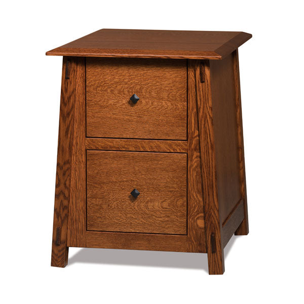 Amish USA Made Handcrafted Colbran 2-Drawer File Cabinet sold by Online Amish Furniture LLC