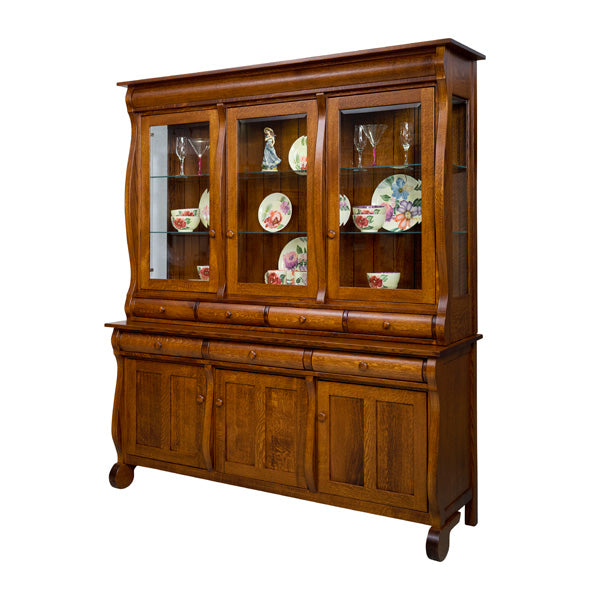 Amish USA Made Handcrafted Hampton Hutch sold by Online Amish Furniture LLC