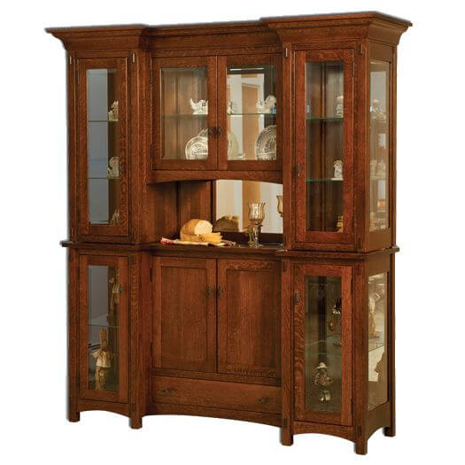 Amish USA Made Handcrafted Alvada Hutch sold by Online Amish Furniture LLC