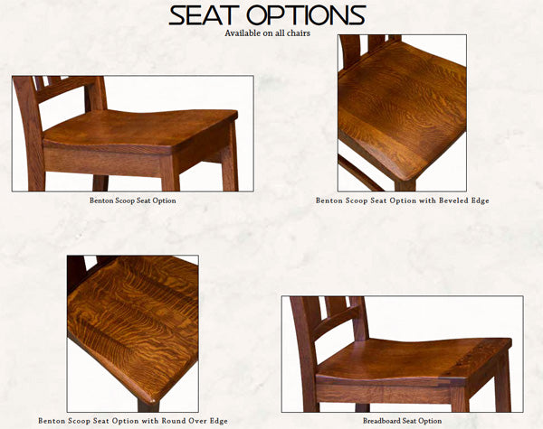 Amish USA Made Handcrafted Imperial Bar Stool sold by Online Amish Furniture LLC
