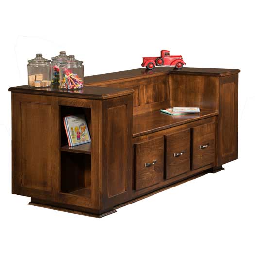 Amish USA Made Handcrafted Bradley Bench sold by Online Amish Furniture LLC