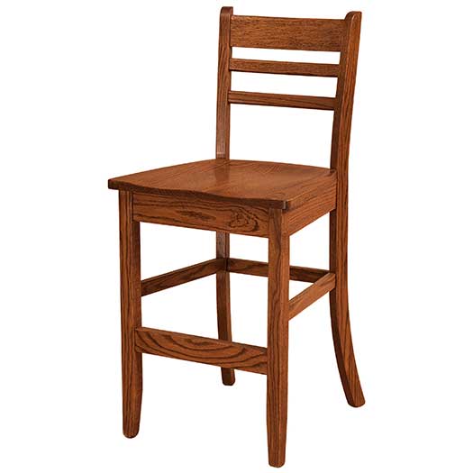 Amish USA Made Handcrafted Brady Bar Stool sold by Online Amish Furniture LLC