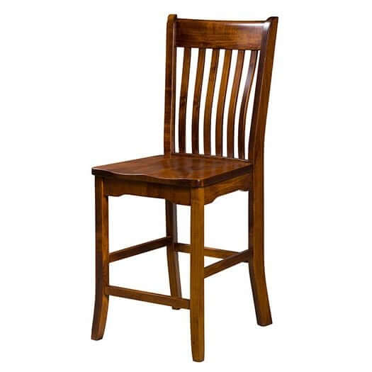 Amish USA Made Handcrafted Broadway Bar Stool sold by Online Amish Furniture LLC