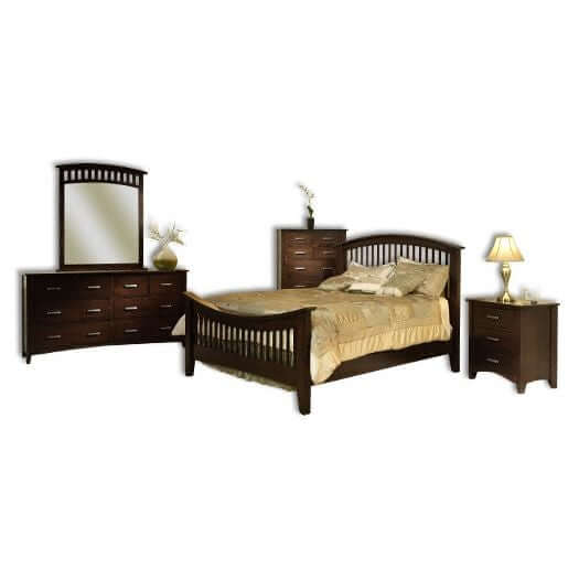 Amish USA Made Handcrafted Cambrai Mission Armoire sold by Online Amish Furniture LLC