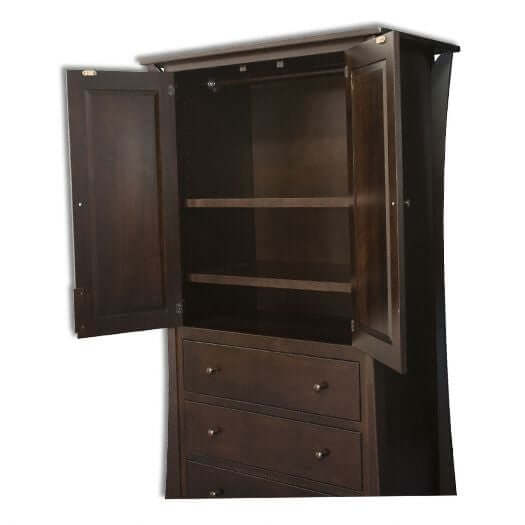 Amish USA Made Handcrafted Caledonia Armoire sold by Online Amish Furniture LLC