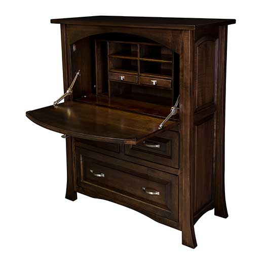 Amish USA Made Handcrafted Conrad Secretary Desk sold by Online Amish Furniture LLC