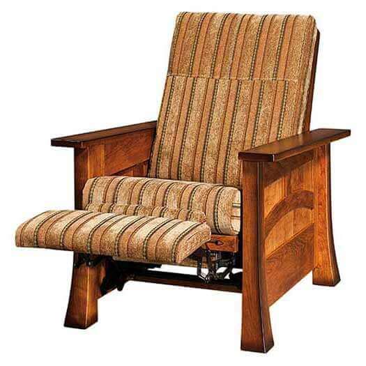 Amish USA Made Handcrafted Brady Recliner sold by Online Amish Furniture LLC