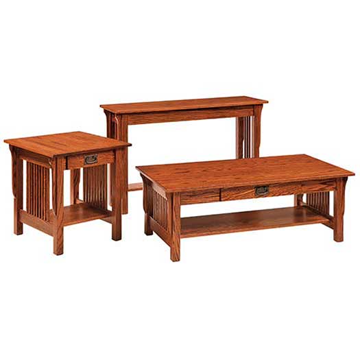 Amish USA Made Handcrafted Leah Occasional Tables sold by Online Amish Furniture LLC