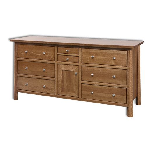 Amish USA Made Handcrafted Vancoover Triple Dresser sold by Online Amish Furniture LLC