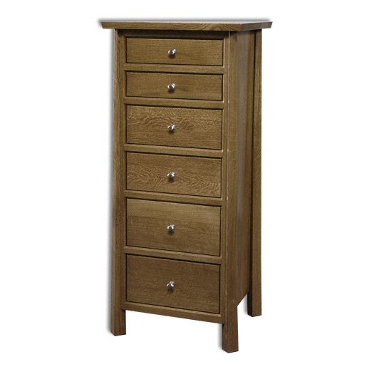 Amish USA Made Handcrafted Vancoover Lingerie Chest sold by Online Amish Furniture LLC