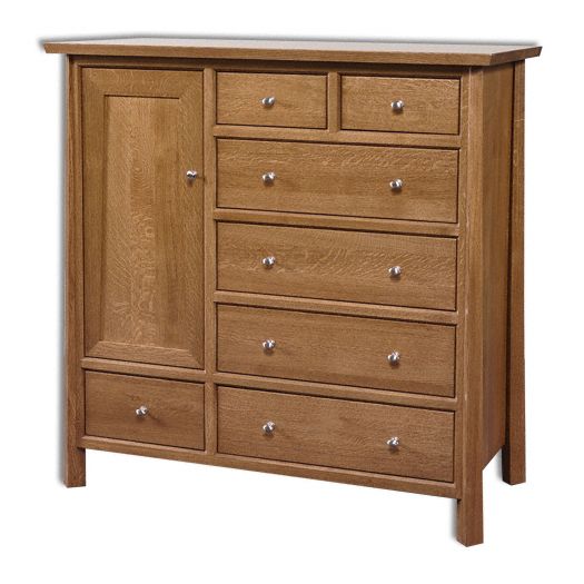 Amish USA Made Handcrafted Vancoover Gentleman's Chest sold by Online Amish Furniture LLC