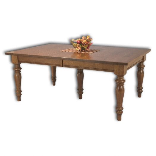Amish USA Made Handcrafted Harvest Leg Table sold by Online Amish Furniture LLC