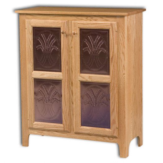 Amish USA Made Handcrafted Classic 2 Door Pie Safe Jelly Cupboard sold by Online Amish Furniture LLC