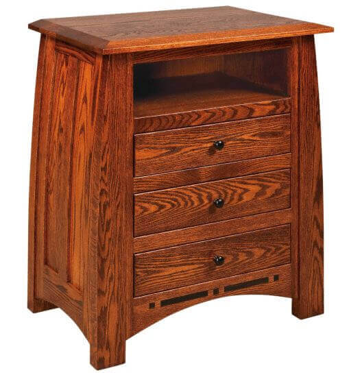 Boulder Creek 3 Drawer Nightstands