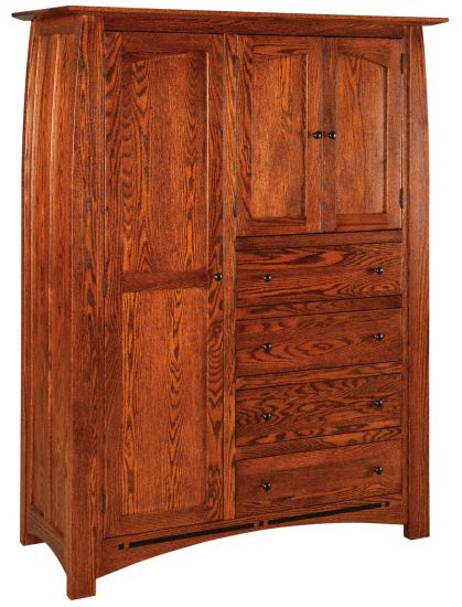 Amish USA Made Handcrafted Boulder Creek Chifferobe sold by Online Amish Furniture LLC