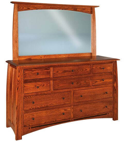 Amish USA Made Handcrafted Boulder Creek 67" Dressers sold by Online Amish Furniture LLC