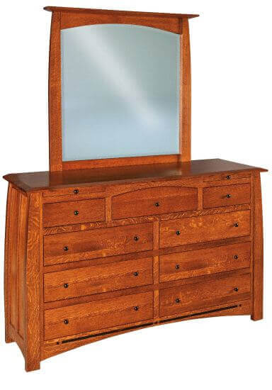 Amish USA Made Handcrafted Boulder Creek 67" Dressers sold by Online Amish Furniture LLC