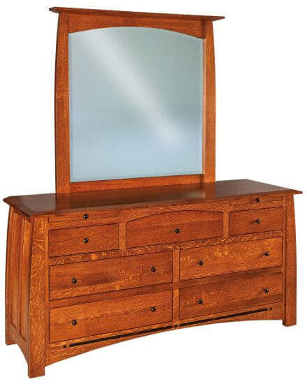 Amish USA Made Handcrafted Boulder Creek 67" Dressers sold by Online Amish Furniture LLC