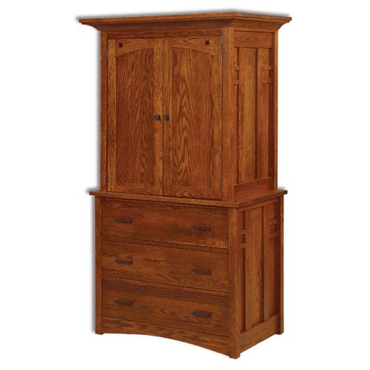 Amish USA Made Handcrafted Kascade Armoire sold by Online Amish Furniture LLC