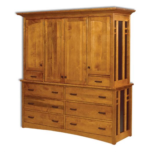 Amish USA Made Handcrafted Kascade Mule Chest sold by Online Amish Furniture LLC