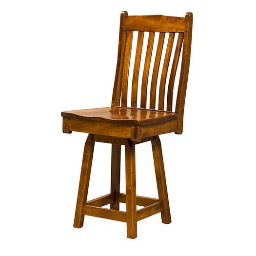 Amish USA Made Handcrafted Liberty Bar Stool sold by Online Amish Furniture LLC