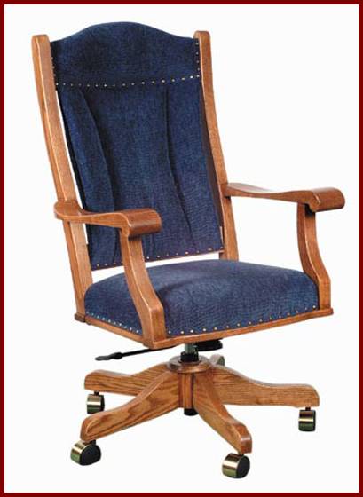 Amish USA Made Handcrafted Office Desk Chair sold by Online Amish Furniture LLC