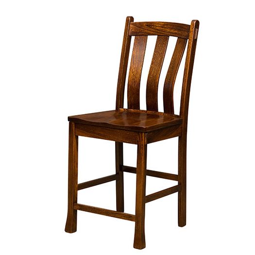 Amish USA Made Handcrafted Olde Century Bar Stool sold by Online Amish Furniture LLC