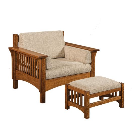 Amish USA Made Handcrafted Pioneer Chair sold by Online Amish Furniture LLC