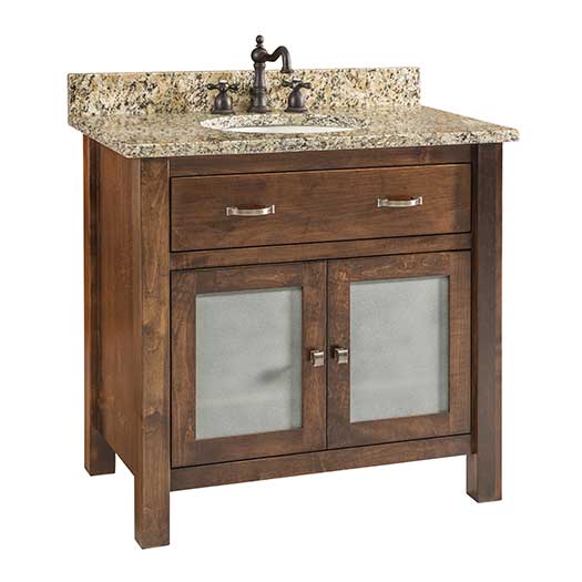 Amish USA Made Handcrafted Regal Lavatory Vanities sold by Online Amish Furniture LLC