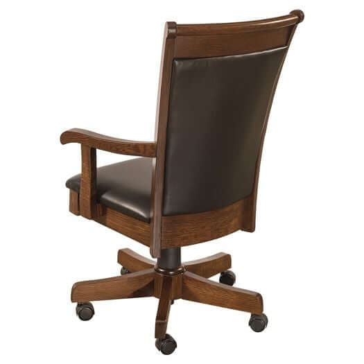 Amish USA Made Handcrafted Acadia Office Chair sold by Online Amish Furniture LLC